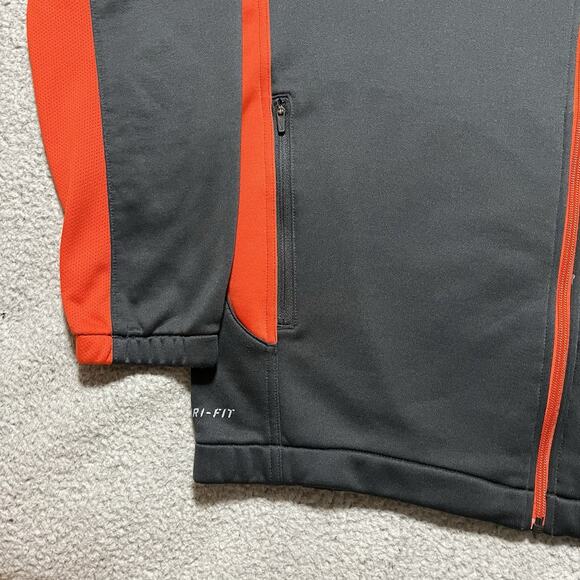 Fighting Illini Jacket Mens Medium Nike University Illinois Swoosh NCAA Full Zip - Picture 11 of 13